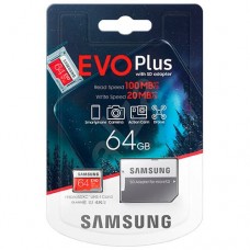 Samsung 64GB microSDXC Class 10 UHS-I EVO Plus