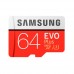 Карта памяти Samsung 64GB microSDXC Class 10 UHS-I EVO Plus