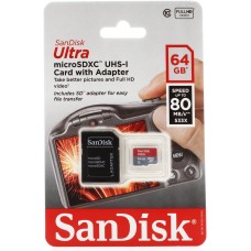 SanDisk microSDHC 64Gb UHS-I Ultra