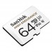 Карта памяти SanDisk High Endurance 64Gb MicroSDXC V30 UHS-I (3) 100|40 Mb/s