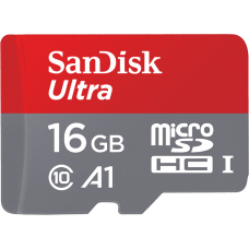 Карта памяти SanDisk MicroSD Ultra 16Gb UHS-I (80Mb/s 533x) 10 class