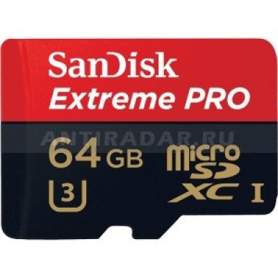 Карта памяти SanDisk TransFlash 64Gb MicroSD Extreme Pro Class 10 UHS-I 95MBs