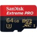 Карта памяти SanDisk TransFlash 64Gb MicroSD Extreme Pro Class 10 UHS-I 95MBs